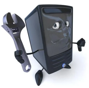 Computer Illustrazione stock