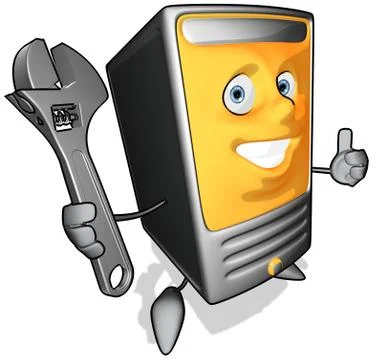 Computer Illustrazione stock