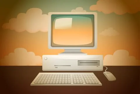 Computer Stock Illustration