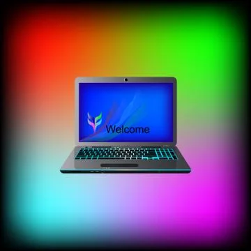 A computer. Stock Illustration