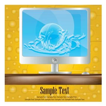 Computer Illustrazione stock