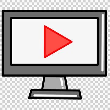 Computer Illustrazione stock