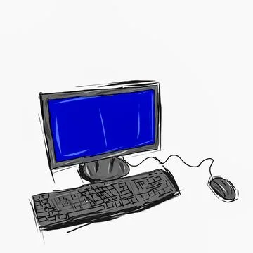Computer illustration image Stock Illustration