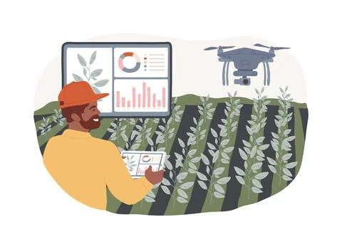 Computer imaging isolated cartoon vector illustrations. Stock Illustration