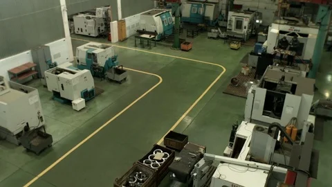 Computer-integrated factory Stock Footage 71024128