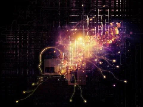 Computer Intelligence Stock Illustration