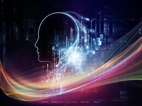 Computer Intelligence Stock Illustration