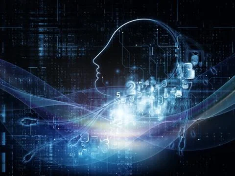 Computer Intelligence Stock Illustration