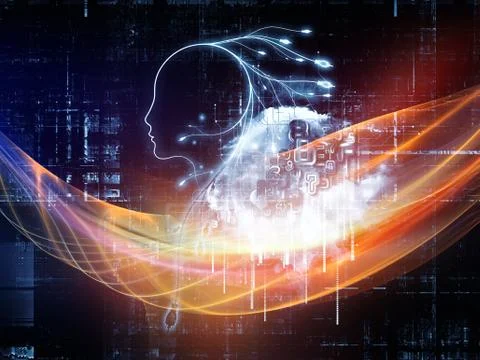 Computer Intelligence Stock Illustration