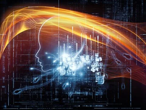 Computer Intelligence Stock Illustration