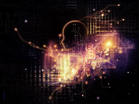 Computer Intelligence Stock Illustration
