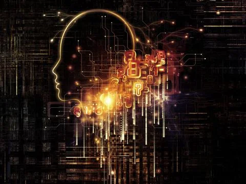 Computer Intelligence 스톡 일러스트