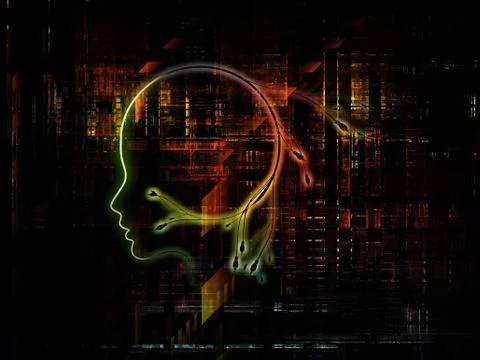 Computer Intelligence 스톡 일러스트