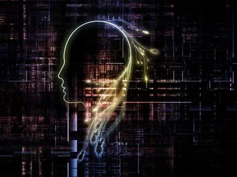 Computer Intelligence Stock Illustration