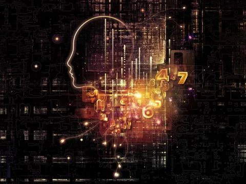 Computer Intelligence Stock Illustration