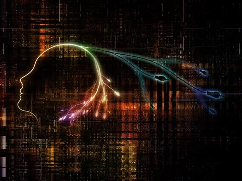 Computer Intelligence Stock Illustration