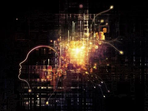 Computer Intelligence Stock Illustration