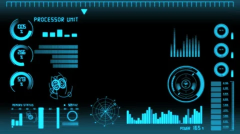 Computer Interface 2 Stock Footage 36895446