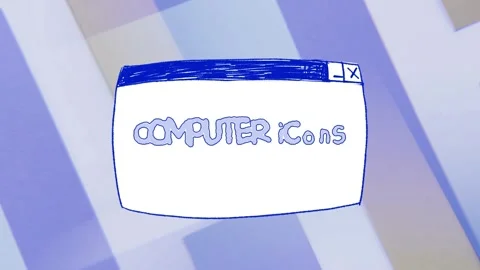 Computer Interface Icons Hand Drawn for After Effects After Effects素材