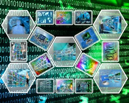 Computer interface Stock Illustration