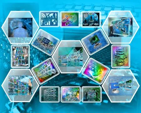 Computer interface Stock Illustration