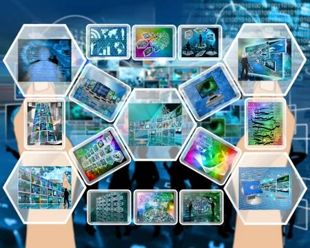 Computer interface Stock Illustration