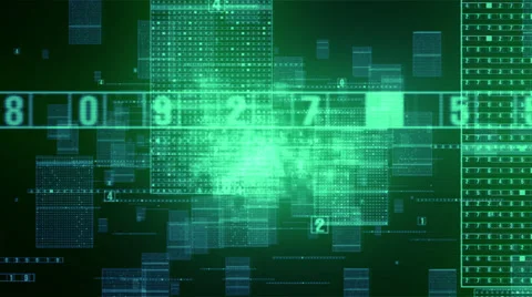 Computer interface numbers and data Stock Footage 34316120