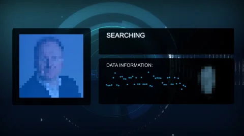 Computer interface - People database Stock Footage 1442673