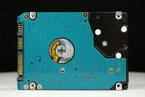 Computer internal storage holding critical digital data and personal document Stock Photos