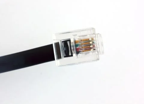 Computer internet cable Stock Photos