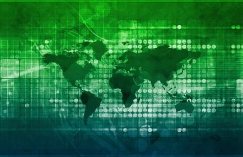 Computer Internet Network Illustrazione stock