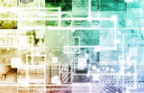 Computer Internet Network Stockillustratie