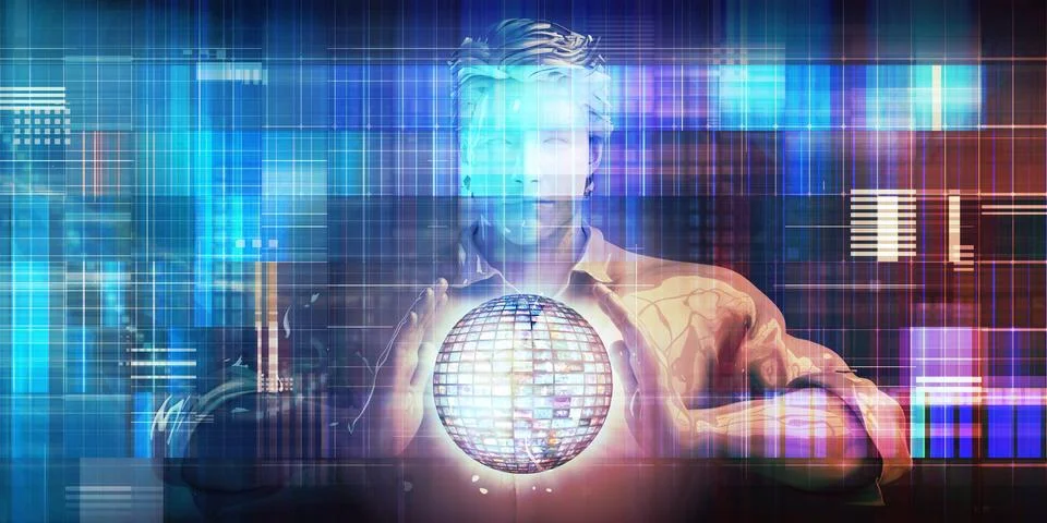 Computer Internet Network Stock Illustration