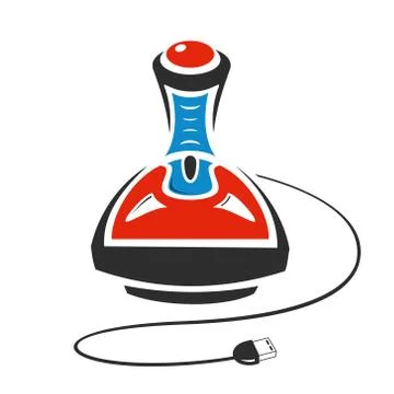 Computer joysticks Stock Illustration