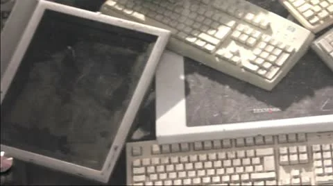 Computer Junks Stock Footage 10699392