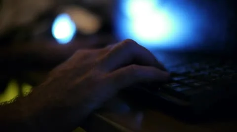 Computer Kepboard CU01 Stock Footage 10688900