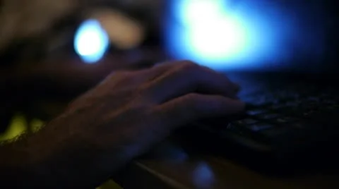 Computer Kepboard CU02 Stock Footage