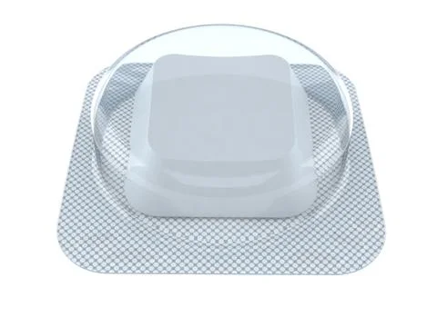 Computer key inside pill box Stock-Illustration