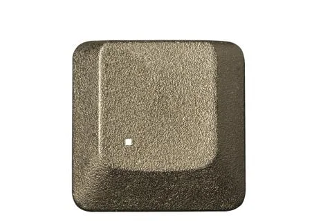 Computer key in a keyboard with letter, number and symbols Stock Photos