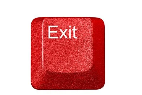 Computer key in a keyboard with letter, number and symbols Stock Photos