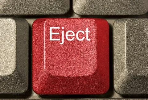 Computer key in a keyboard with letter, number and symbols Stock Photos