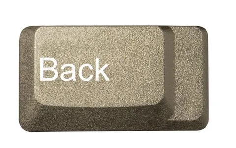 Computer key in a keyboard with letter, number and symbols Stock Photos