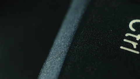Computer key in macro Stock Footage 99377488