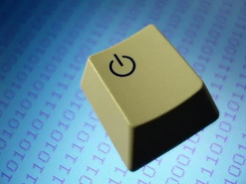 Computer key Stock Photos