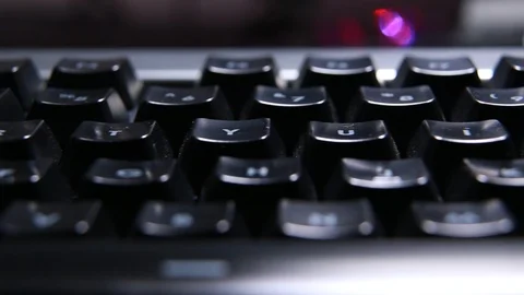 Computer Key press Vídeos de archivo 125339164