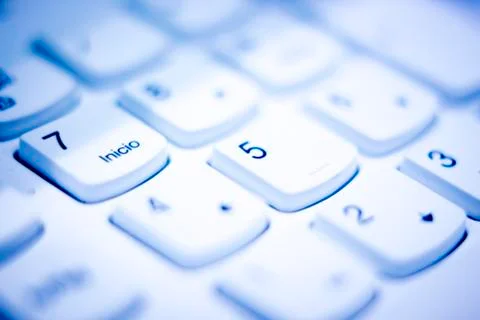 Computer keyboad keypad Stock Photos