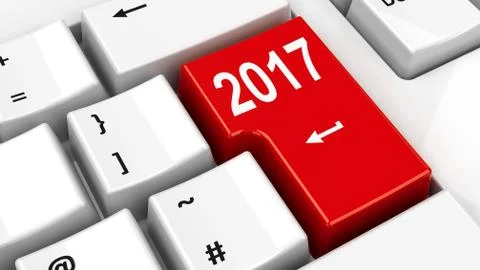 Computer keyboard 2017 #4 Stock-Illustration