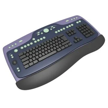 Computer keyboard 3D Model