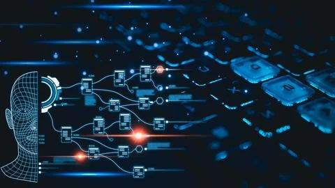 Computer keyboard and internet access icon template. Represents the transmi.. Stock Photos