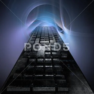 Computer keyboard, artwork Stock Illustration
